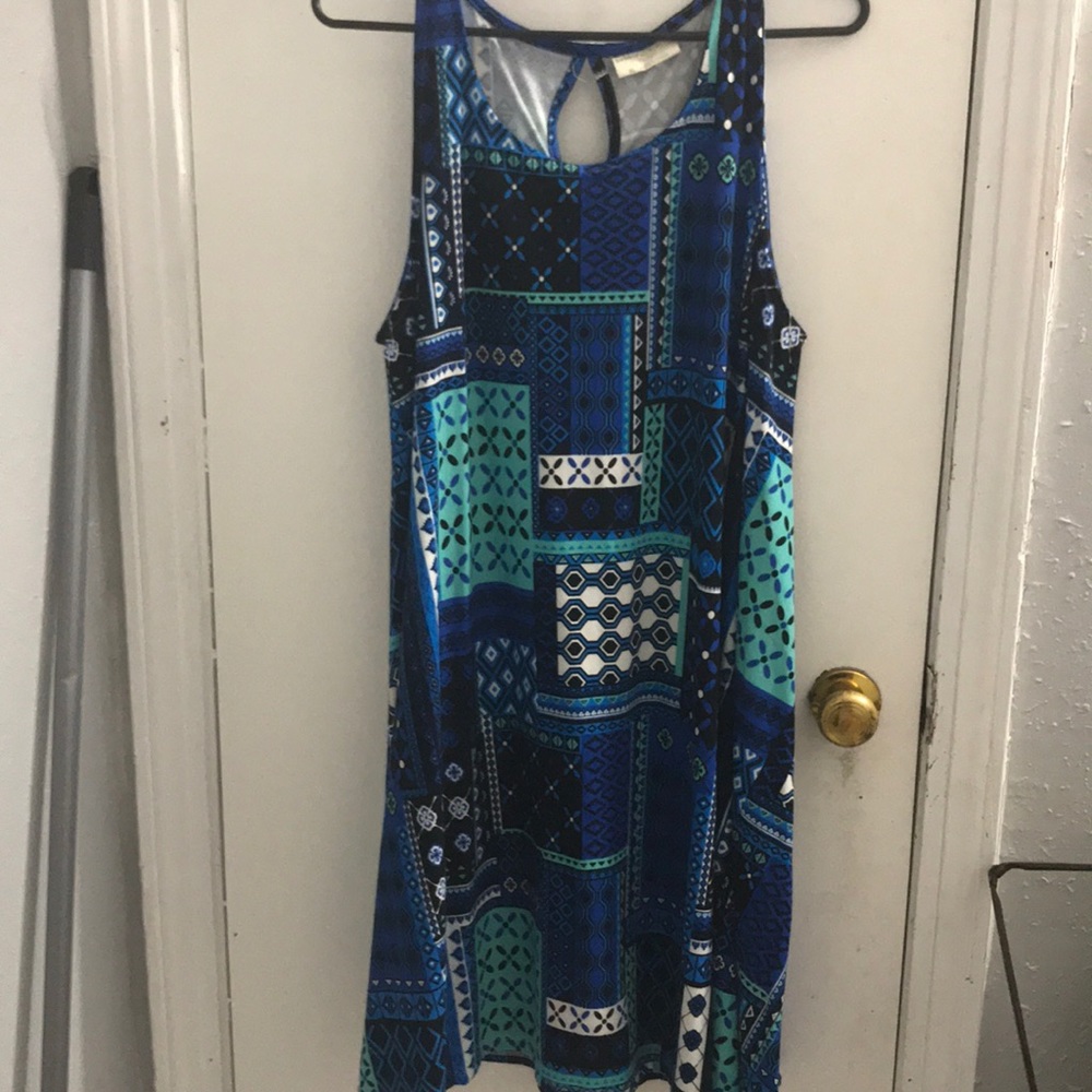 Blue dress